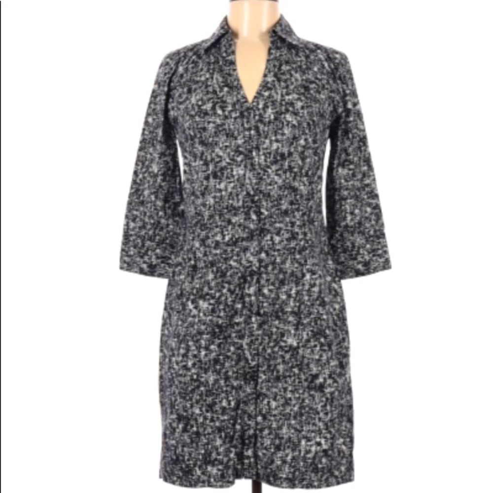 Express Design Studio Black & White Pattern Dress